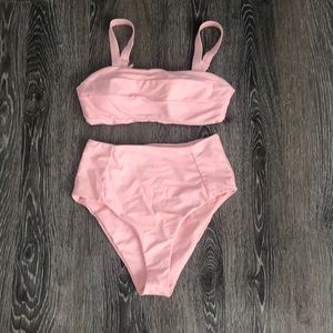 Light coral high waisted bikini never worn
